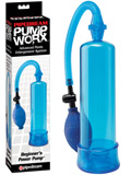 Pump Worx Beginner's Power Penispomp (Blauw)